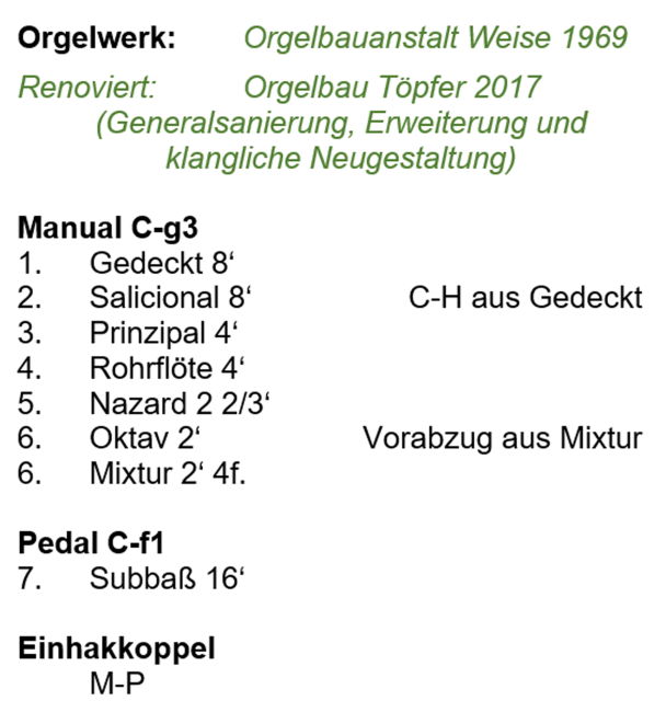 Orgel Bodenmais Teil 2-2